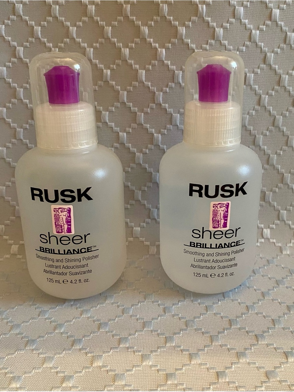 Rusk Sheer Brilliance Smoothing & Shining Polisher Lot of 2